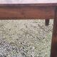 Farm table in oak and white wood 160cm 1 drawer t 20th century