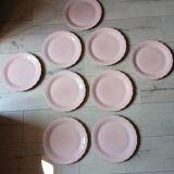 9 old flat plates