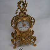 old bronze cartel golden style Louis XV vintage rockery 1980