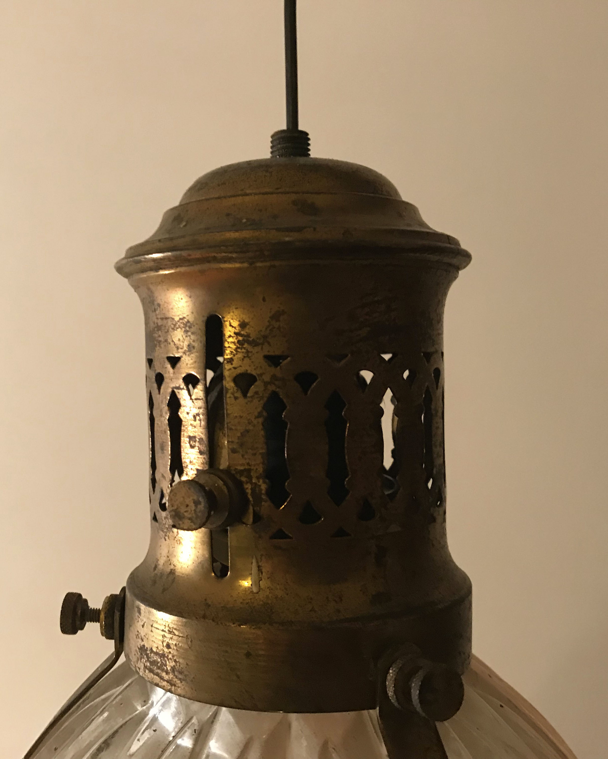 Suspension ancienne holophane