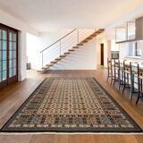 Tapis persan noir mina 200x300 cm