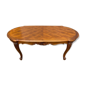 Table à manger Louis XV noyer