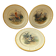 Set of 3 Old Ceramic Plates Decor H. ARNDT Rooster Hen & Duck #B188
