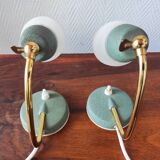 Pair of Mid-Century Bedside Lamps