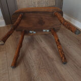 Tree trunk chair, brutalise, vintage