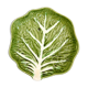 Green slurry plate like Portuguese cabbage leaf