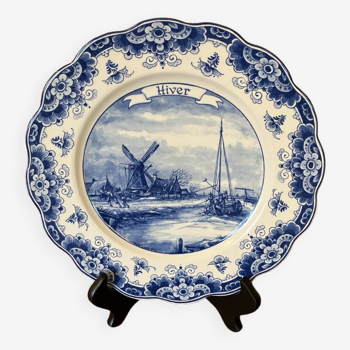 Assiette de collection Delft Heineken Hiver