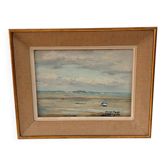 Marine Huile sur toile de JP. Guinegault (36 x 45)