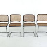 Set of 4 Cesca chairs by Marcel Breuer for Gavina – 1960s
