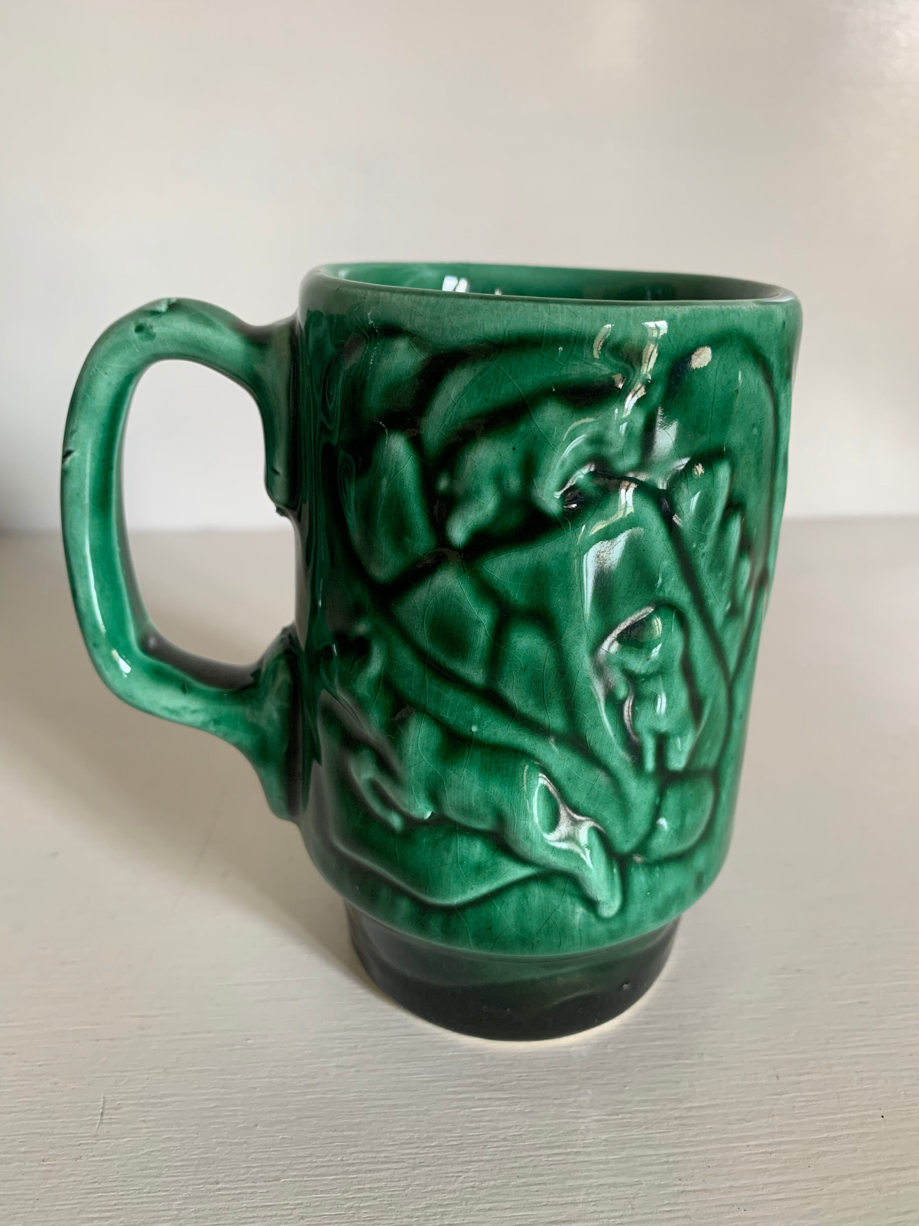 Service at orangeade art deco ceramic