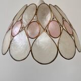 Mother-of-pearl "Petals" pink pendant
