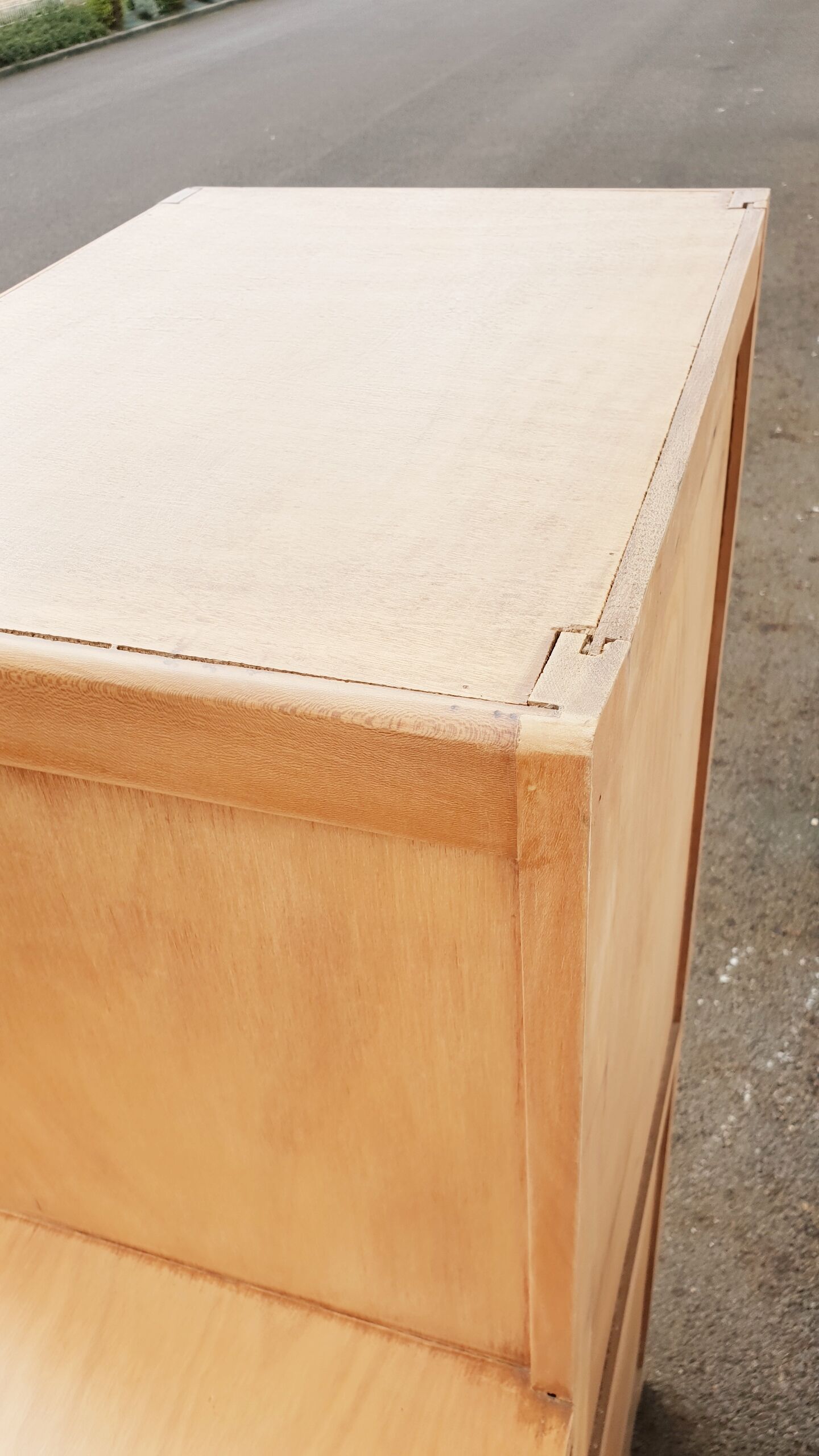 Vintage asymmetric cabinet