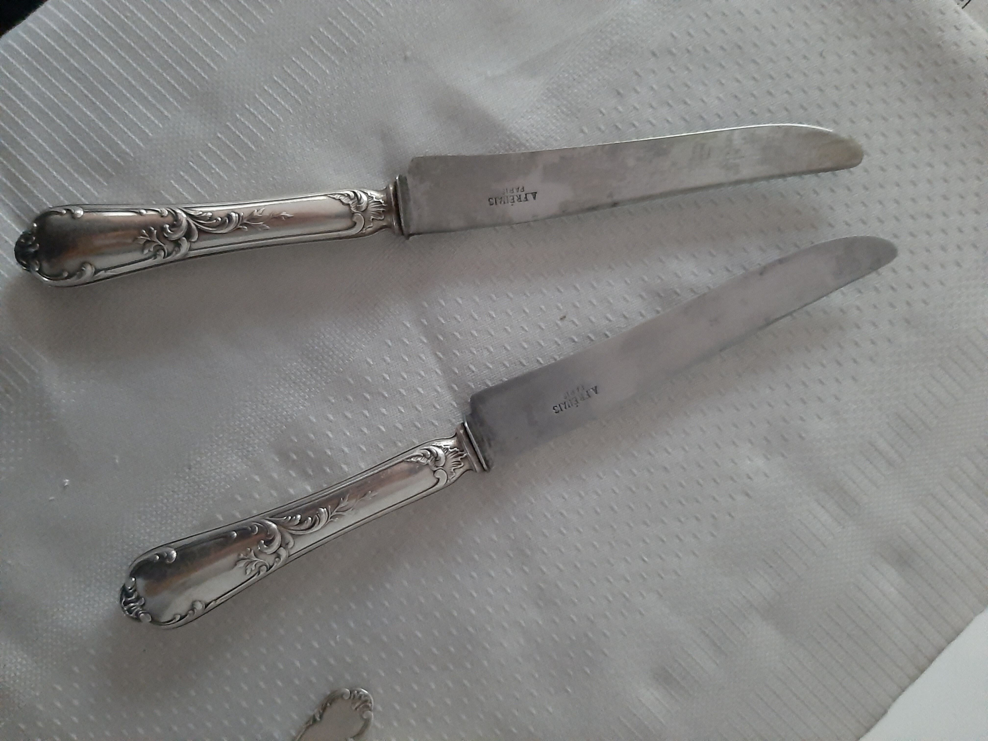 A.Frenais silver cutlery set 47 pieces