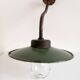 Swan neck sconce in enamelled sheet metal 50
