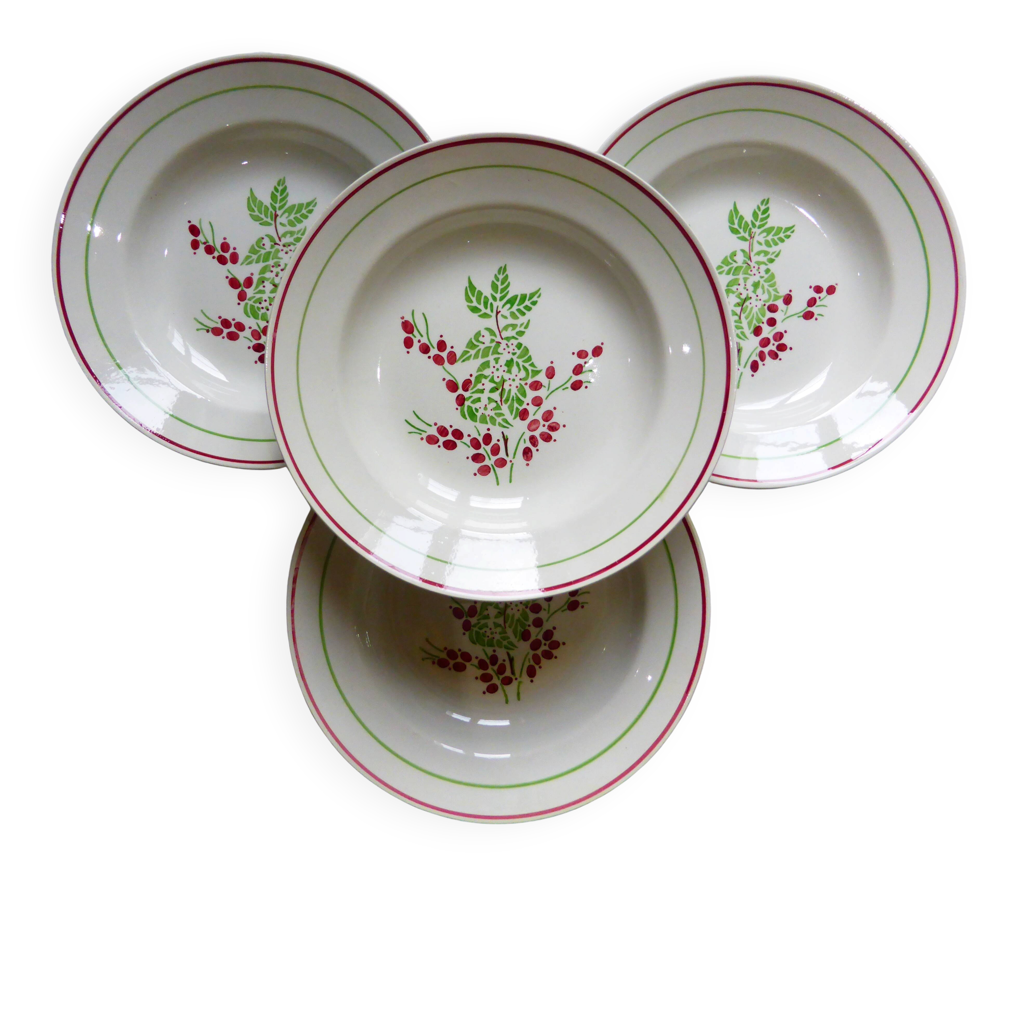 Set of 4 deep plates 2010108