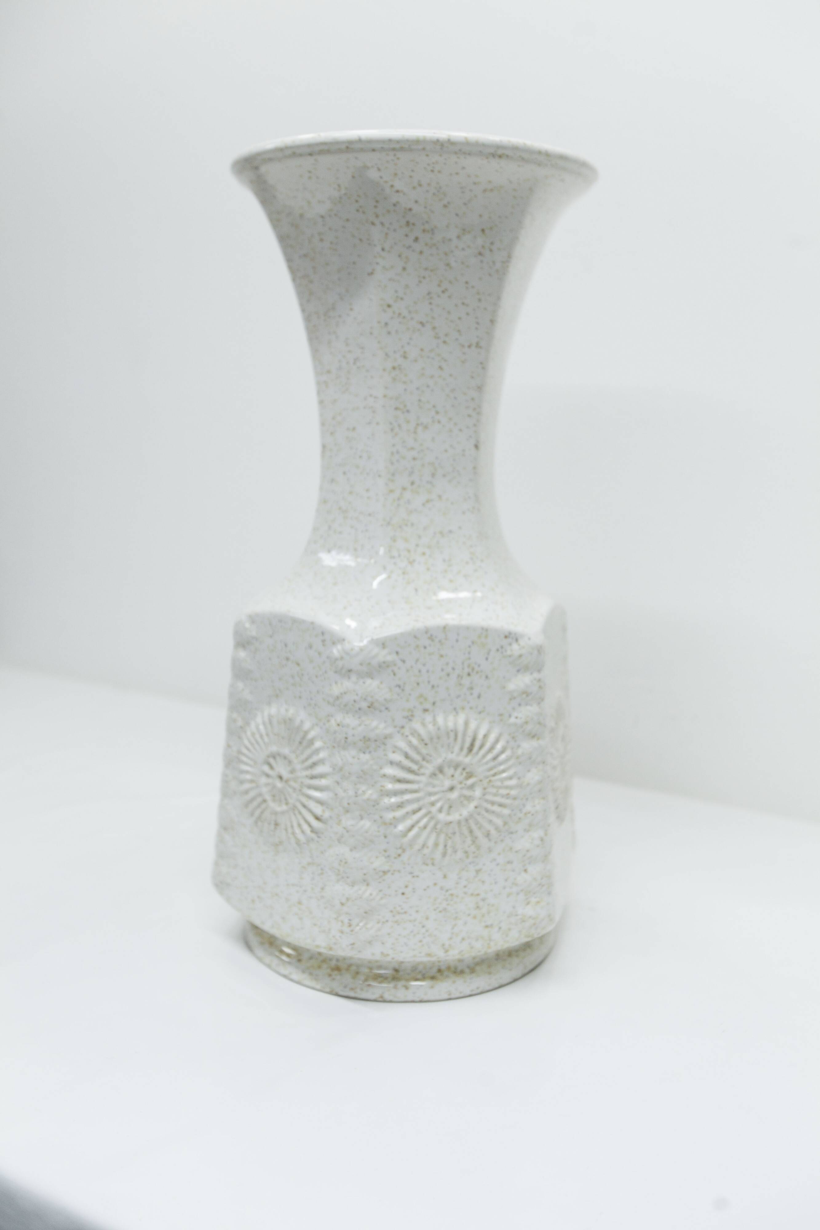 Grand vase céramique 1960 allemand 50cm