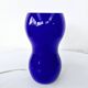 Lampe de table vintage 90's ikea design kvintant verre bleu