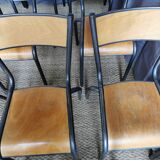 Lot of 18 vintage chairs "mullca"