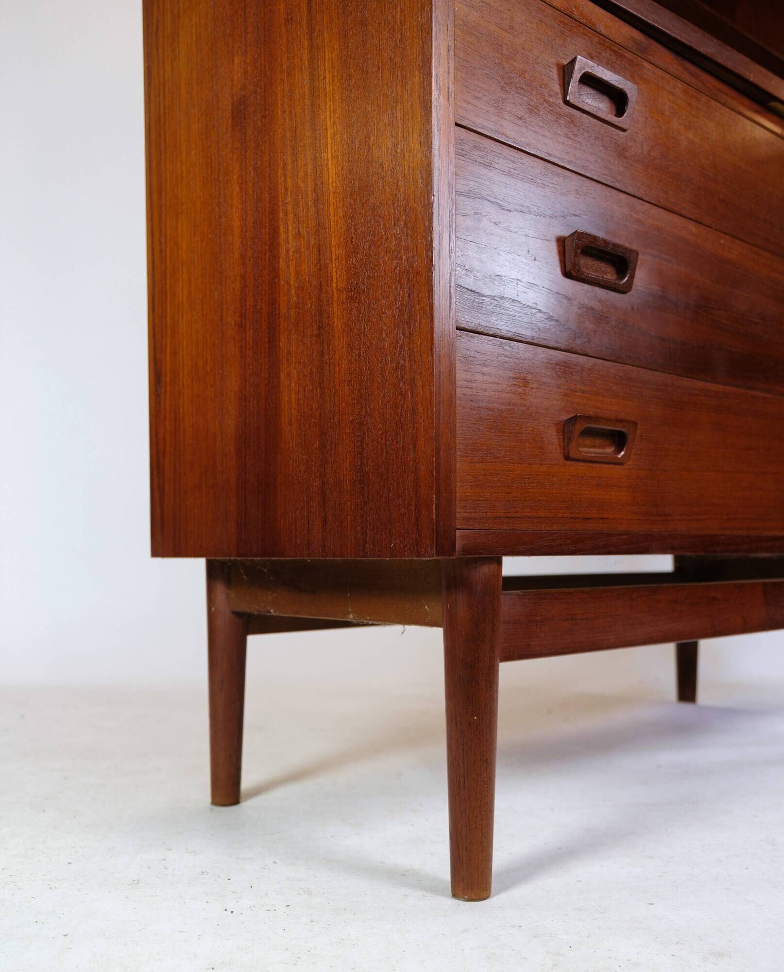 Bookcase Made In Teak wood  By Johannes Sorth Made By Bornholms Møbelfabrik From 1960s