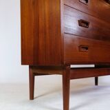 Bookcase Made In Teak wood  By Johannes Sorth Made By Bornholms Møbelfabrik From 1960s