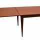 Table à manger danoise des années 1960 en teck, format XL