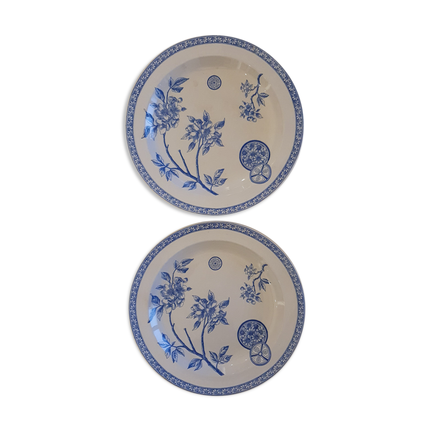 Round dishes Iron Earth