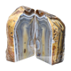 Agate polie  serre livre minéraux