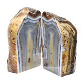 Agate polie  serre livre minéraux