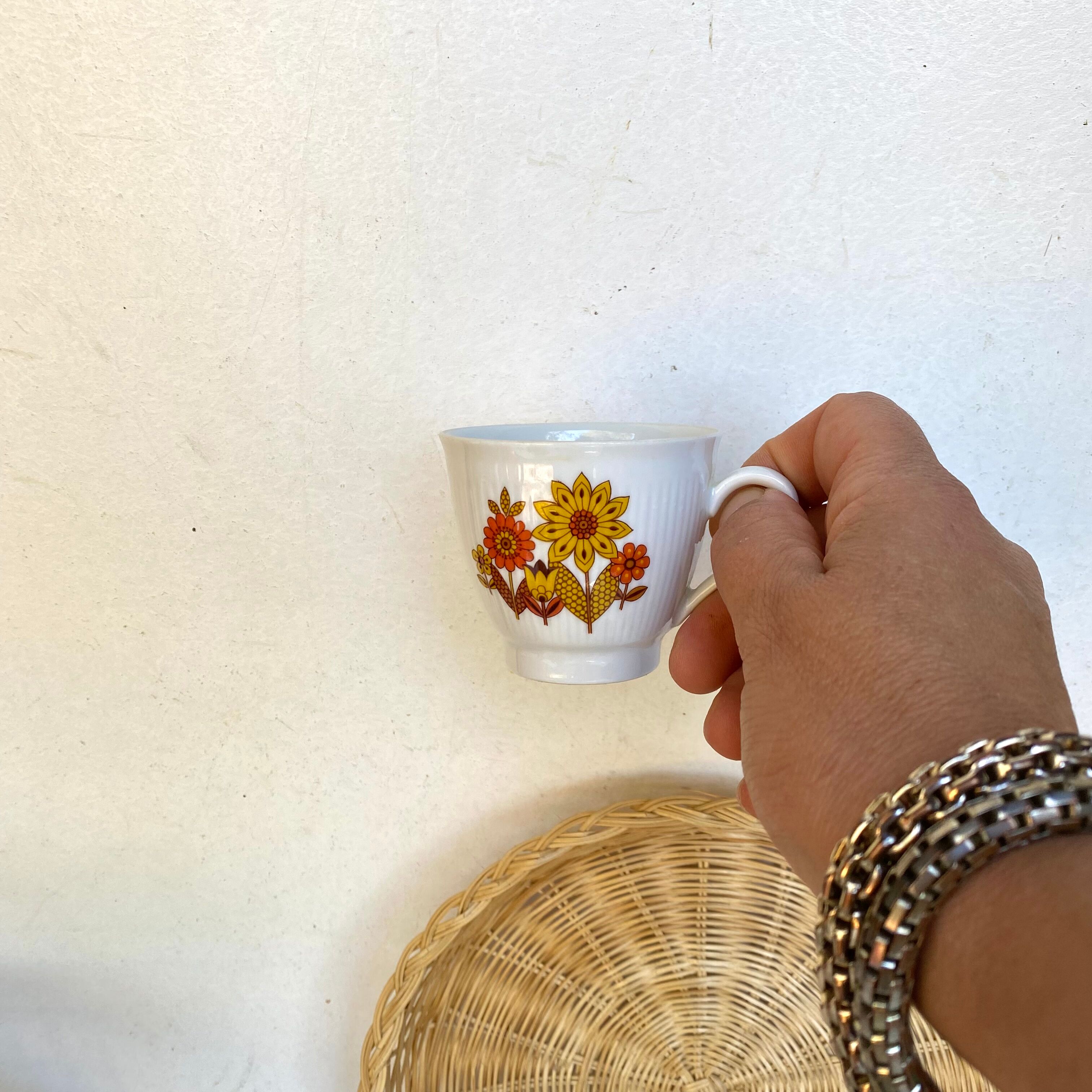 Vintage porcelain coffee cups