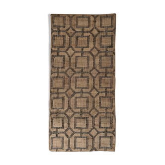 2.5 x 6 ft. - handmade hemp-cotton rug, floor carpet