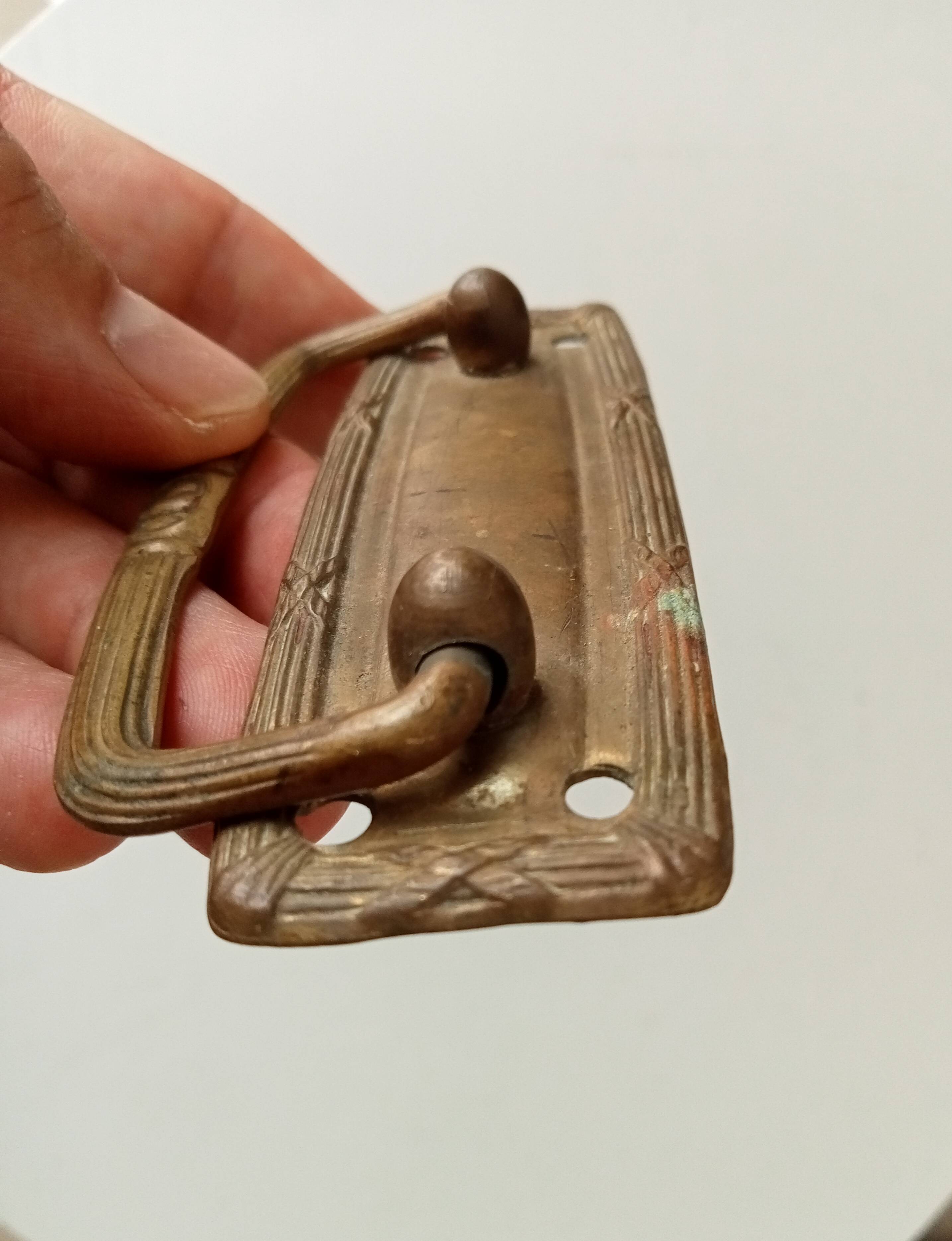 Old art deco furniture handle