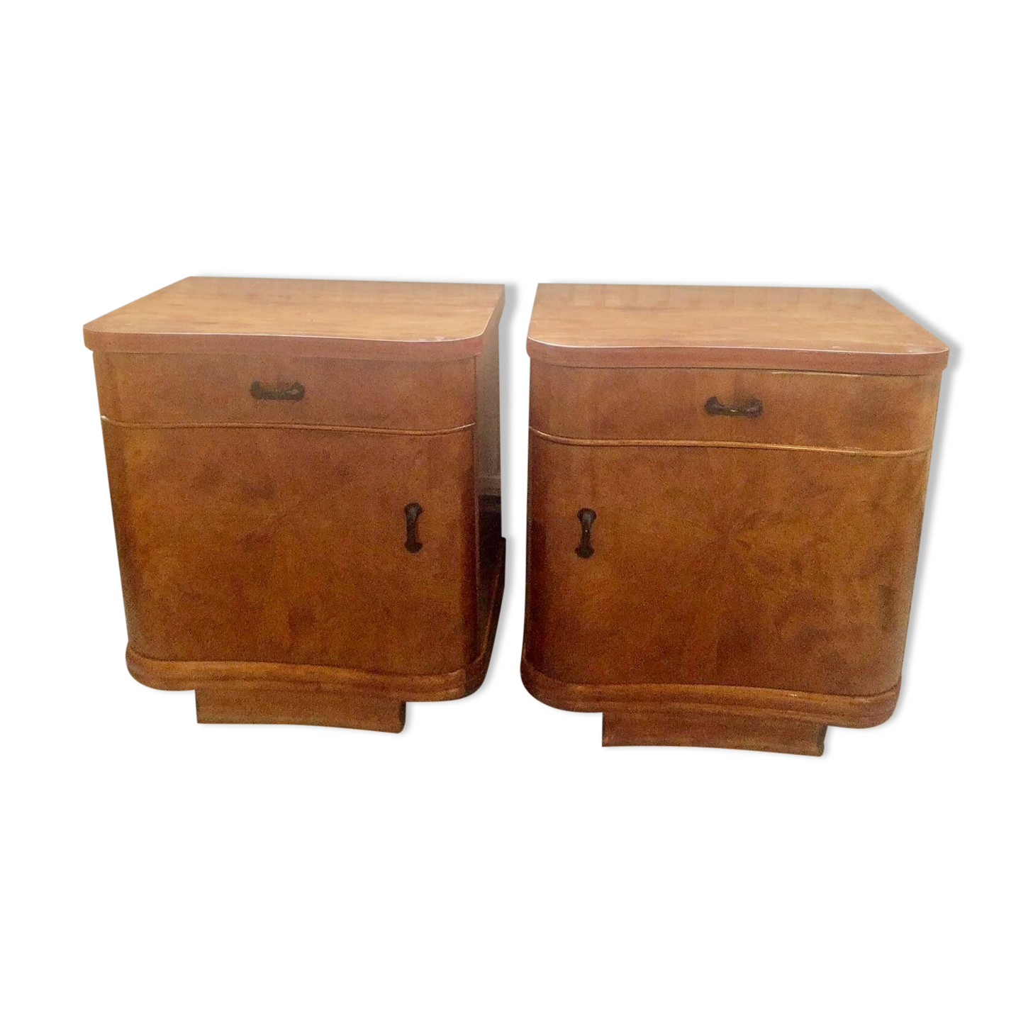 Paire de chevets Art Deco