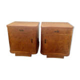 Pair of Art Deco bedside tables