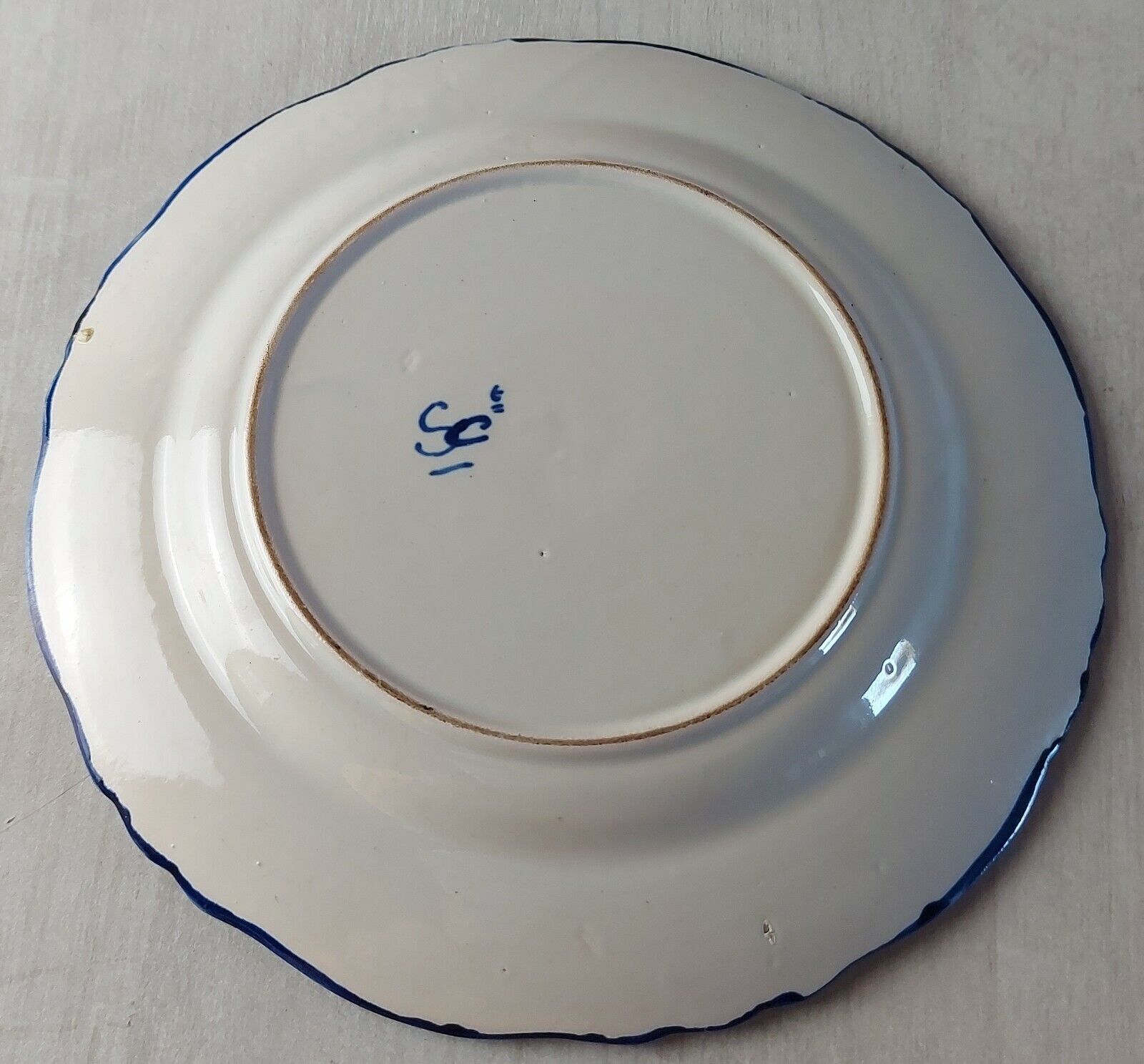 Old plate decoration cornucopia, St Clement