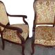Paire de fauteuils en acajou