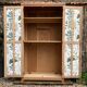 Parisian paneled cabinet in raw wood, 1940
