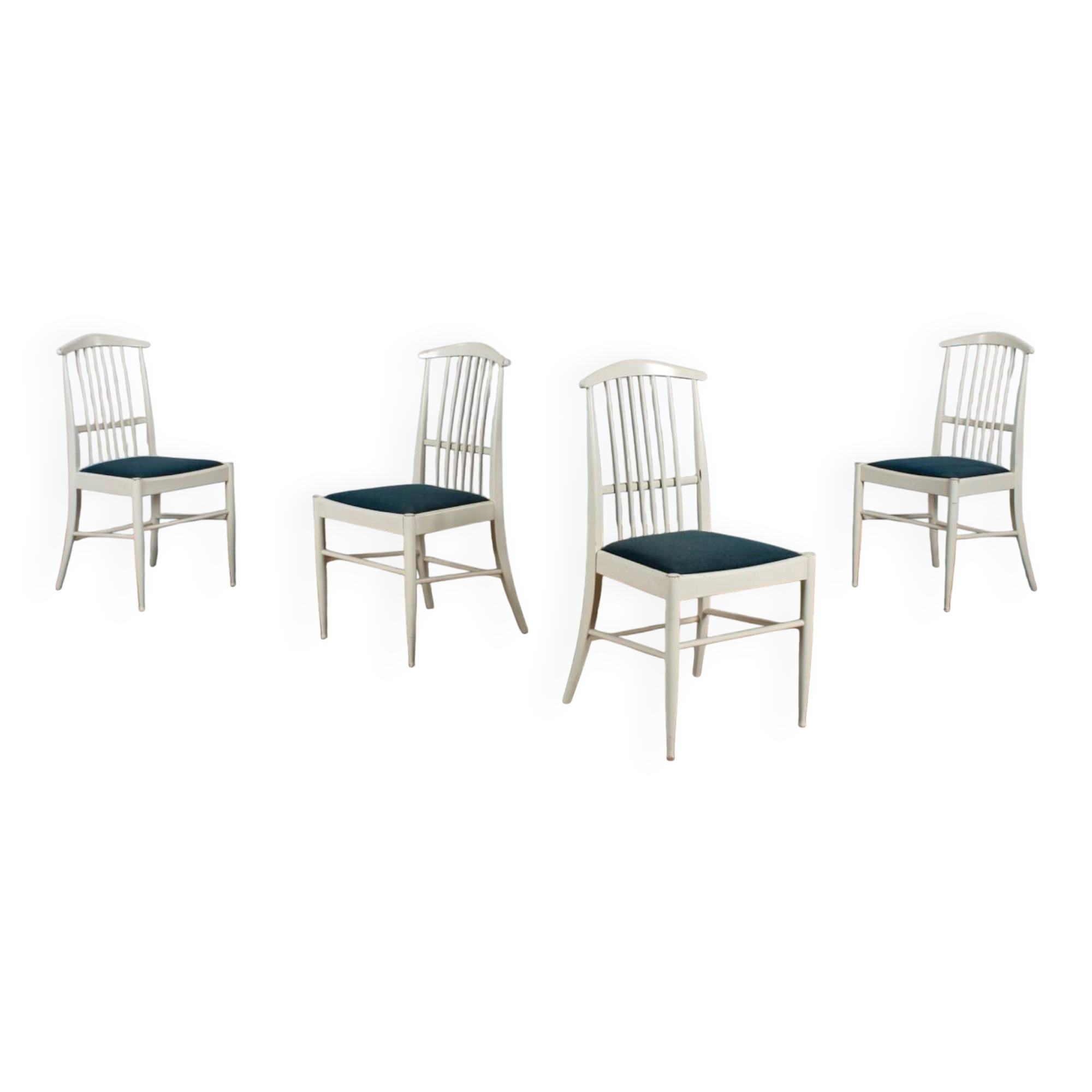 Vintage 4er Set ASKO Stühle Danish Design Mid Century