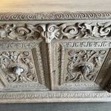 Carved wooden sideboard