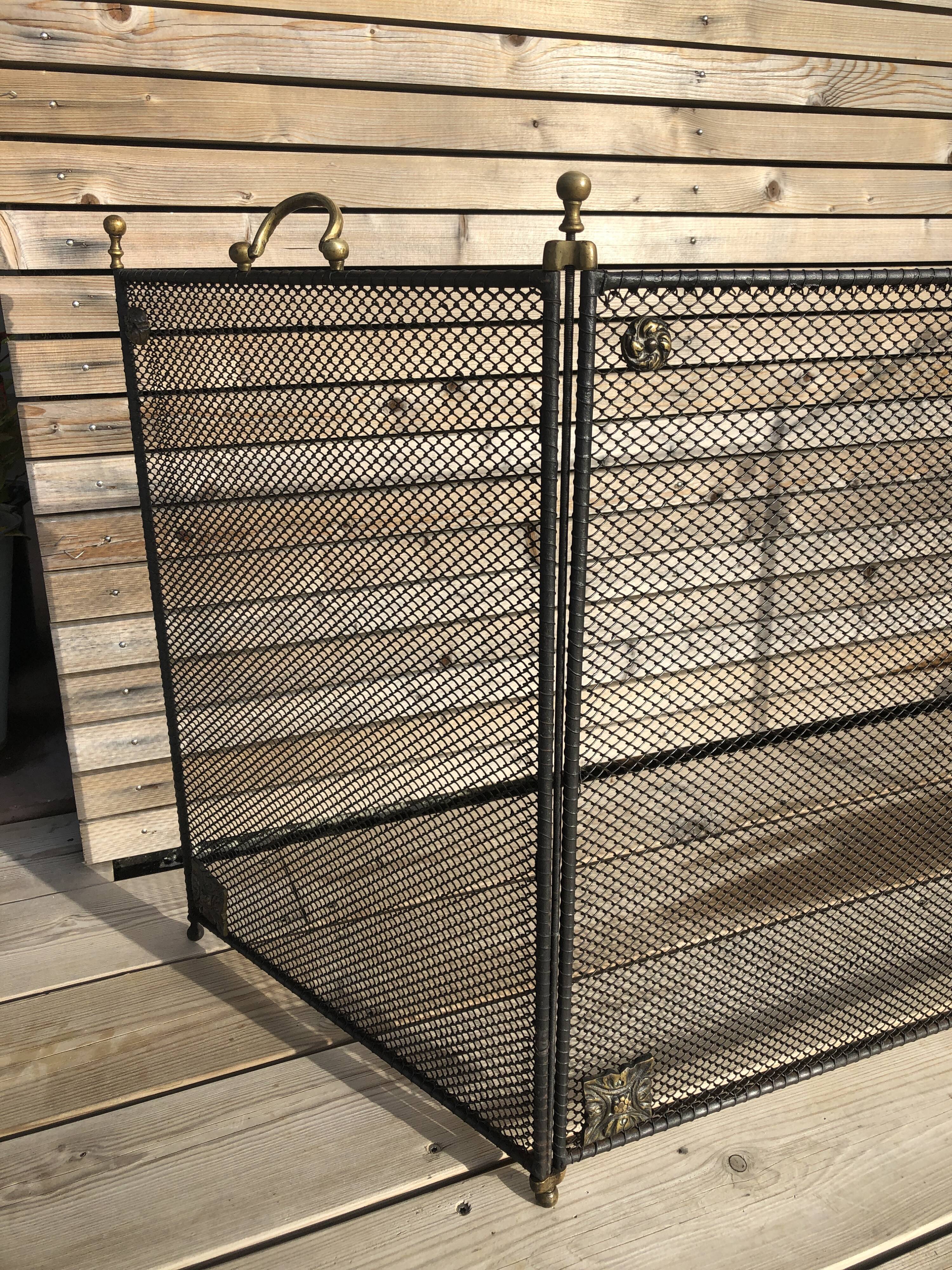 Iron and brass firewall