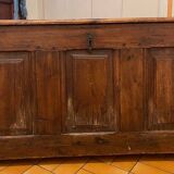 17th-century solid oak chest
