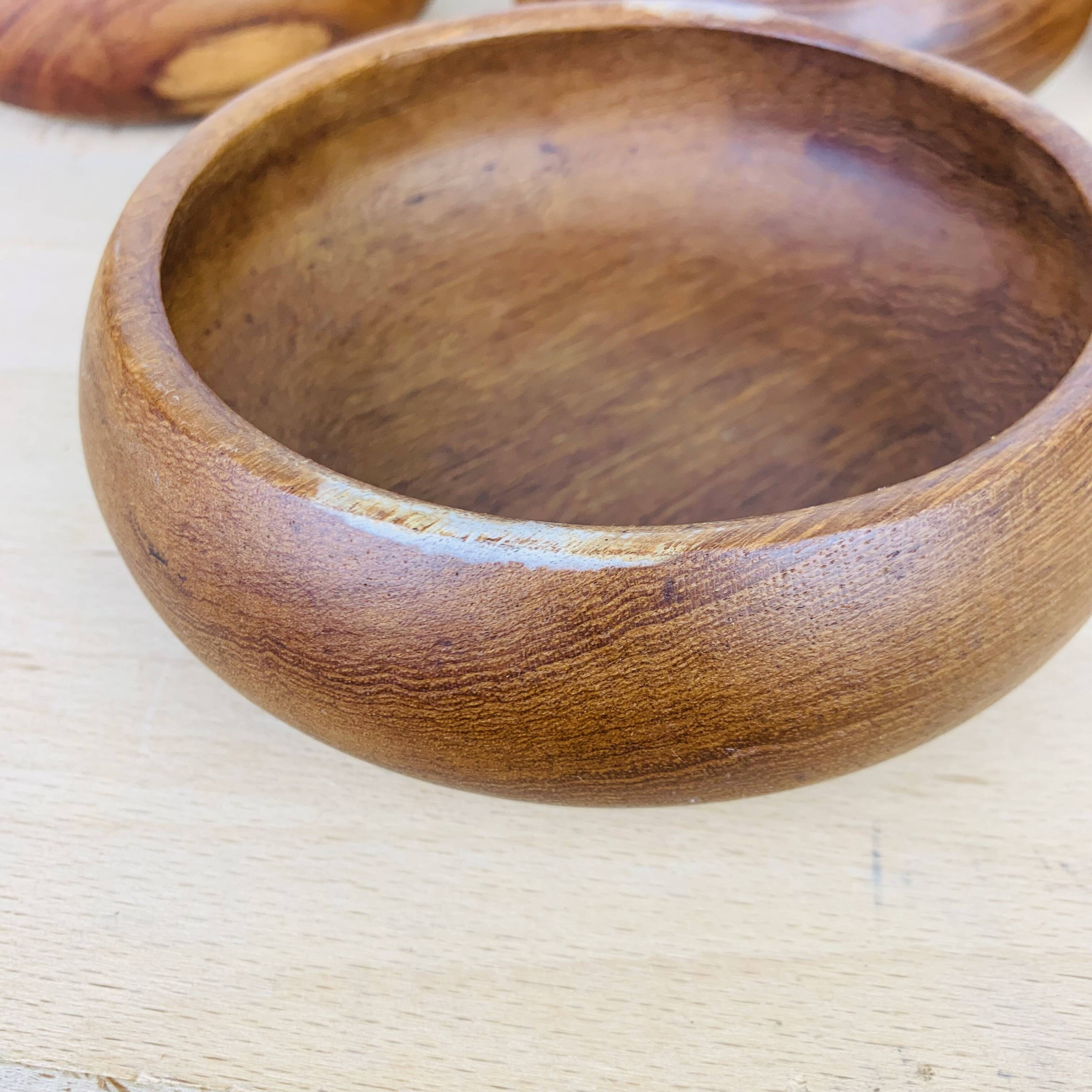 7 Scandinavian Danish teak bowls from the 60s