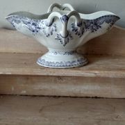 Iron earth gravy boat, Bouquet Creil & Montereau model, early 20th century