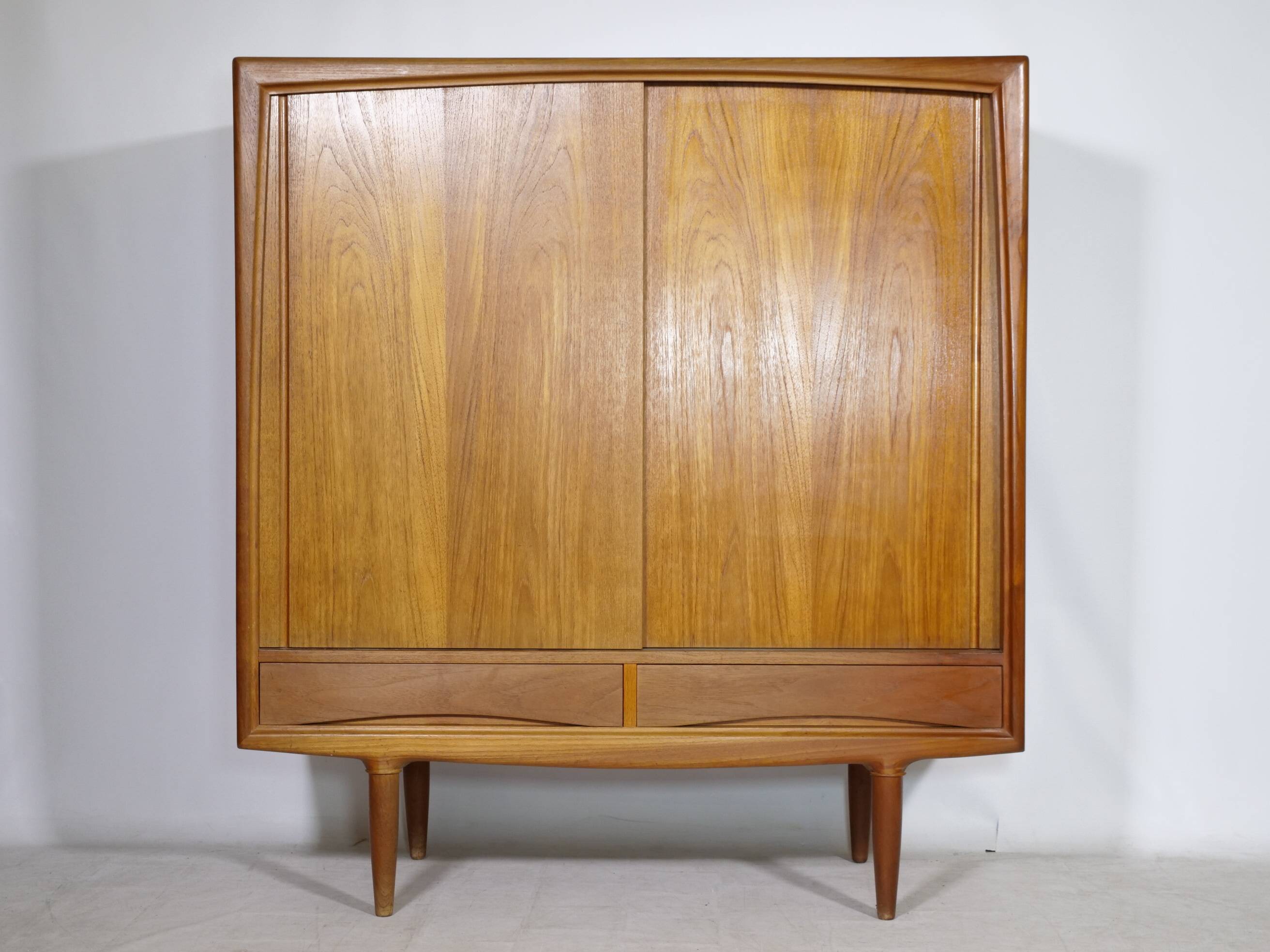 Mid Century Teak Highboard by Axel Christensen for Aco Møbler, 1960s