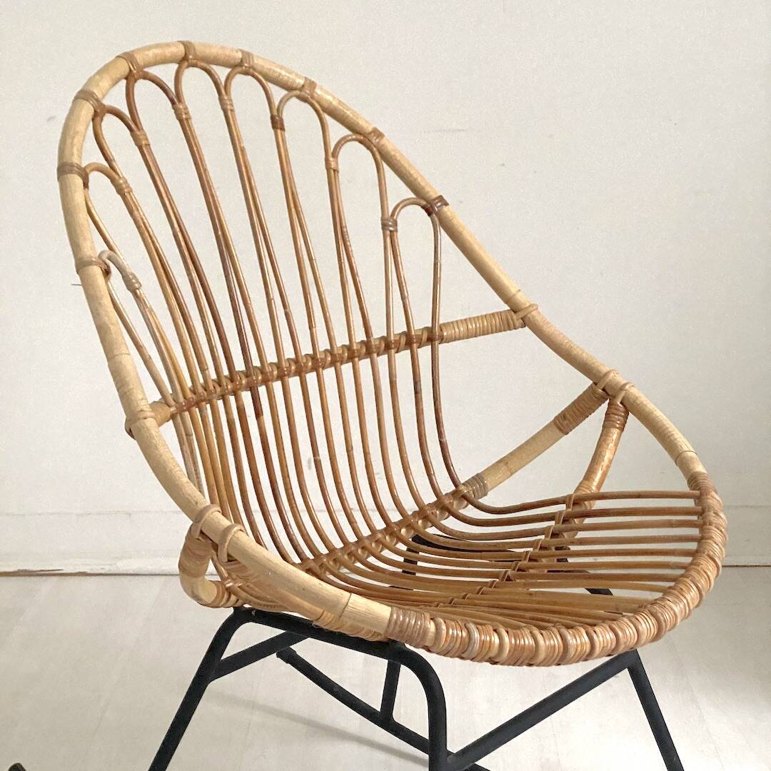 Rattan rocking chair