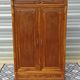 Large antique wardrobe in solid walnut