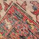 Antique handmade wool carpet, Mazlagan Iran 194 cm