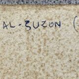 Tableau aquarelle maurice thevenin (1895-1967) val suzon (21) le pont