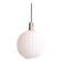 Vintage textured white opaline pendant light, 1960s-70s