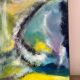 Abstract, oil on canvas signed Christian Mallet 2002