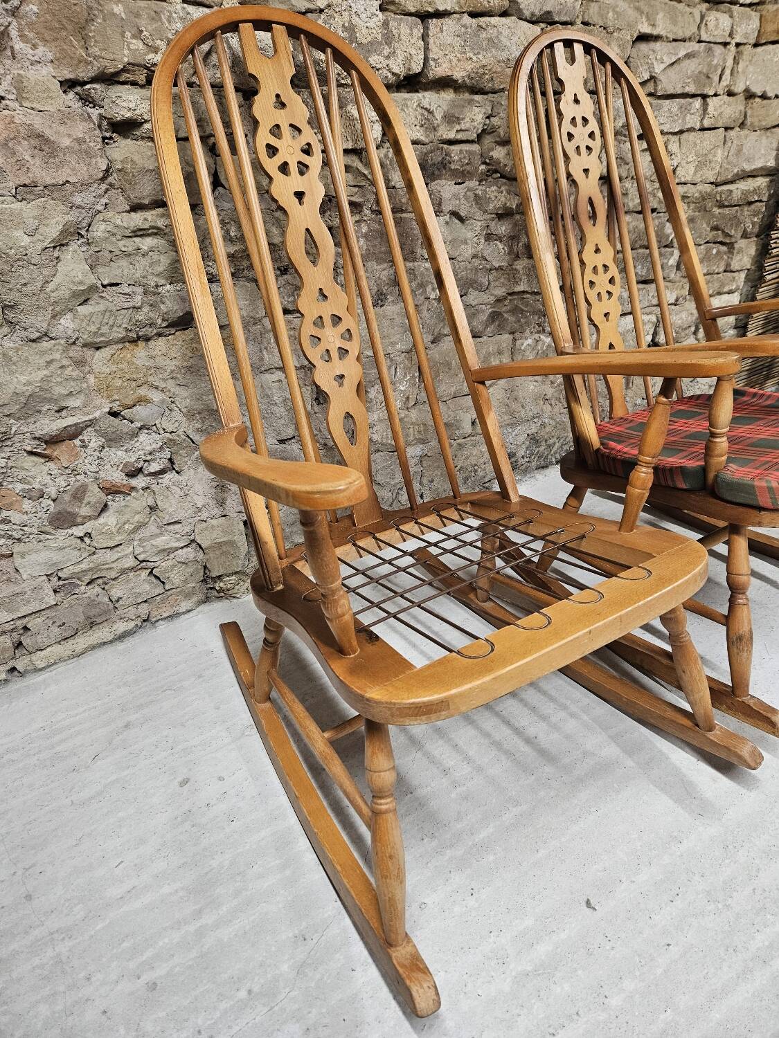 Pair of Windsor Rocking Chairs
